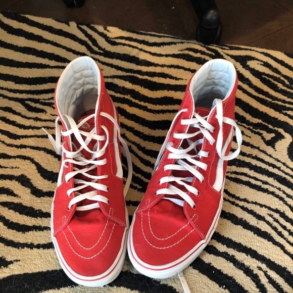Vans Other - Red Hightop Vans